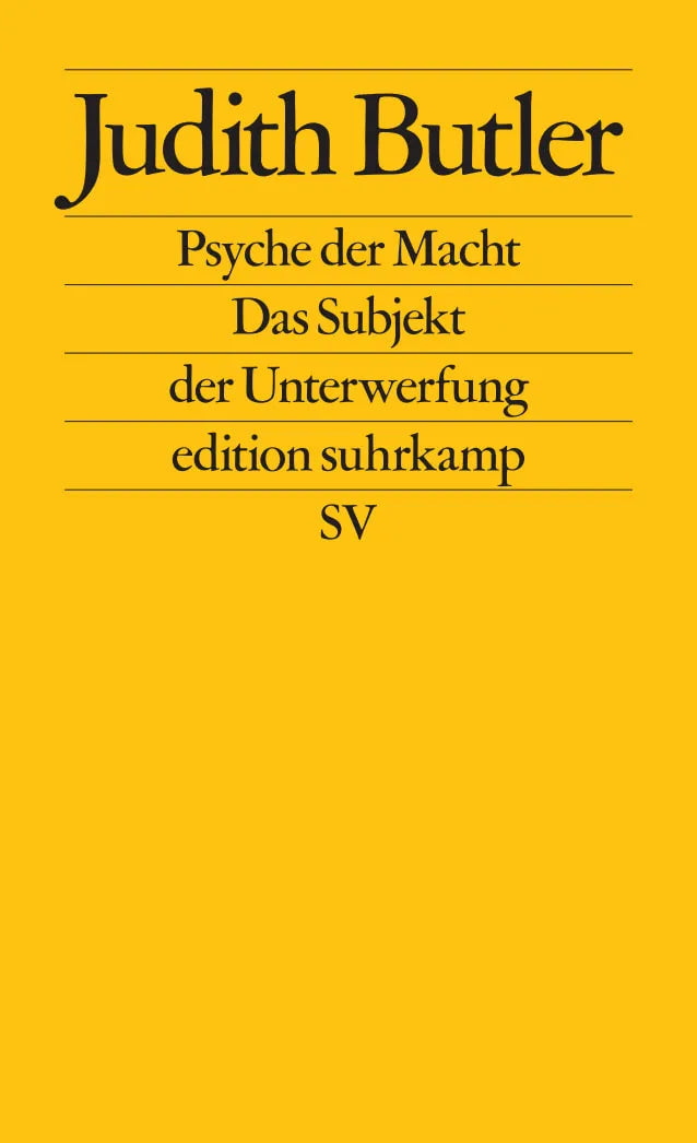 Buchcover von 'Psyche der Macht' - Taschenbuch von Judith Butler