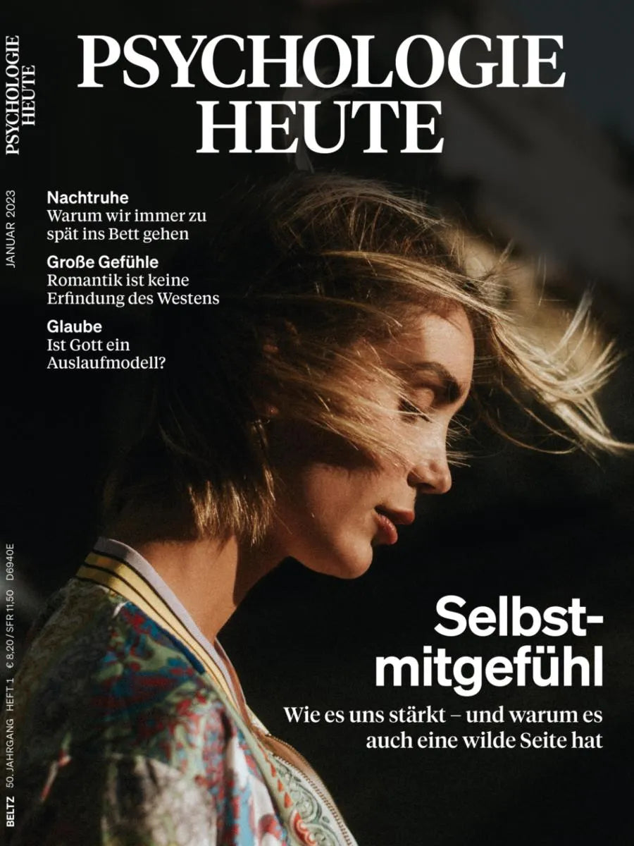 Cover: Psychologie Heute 1/2023: Selbstmitgefühl (E-Book) von Verlagsgruppe Beltz