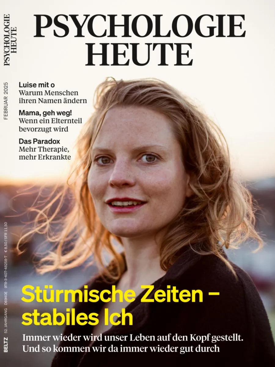 Cover: Psychologie Heute 2/2025: Stürmische Zeiten - stabiles Ich (E-Book) von Verlagsgruppe Beltz