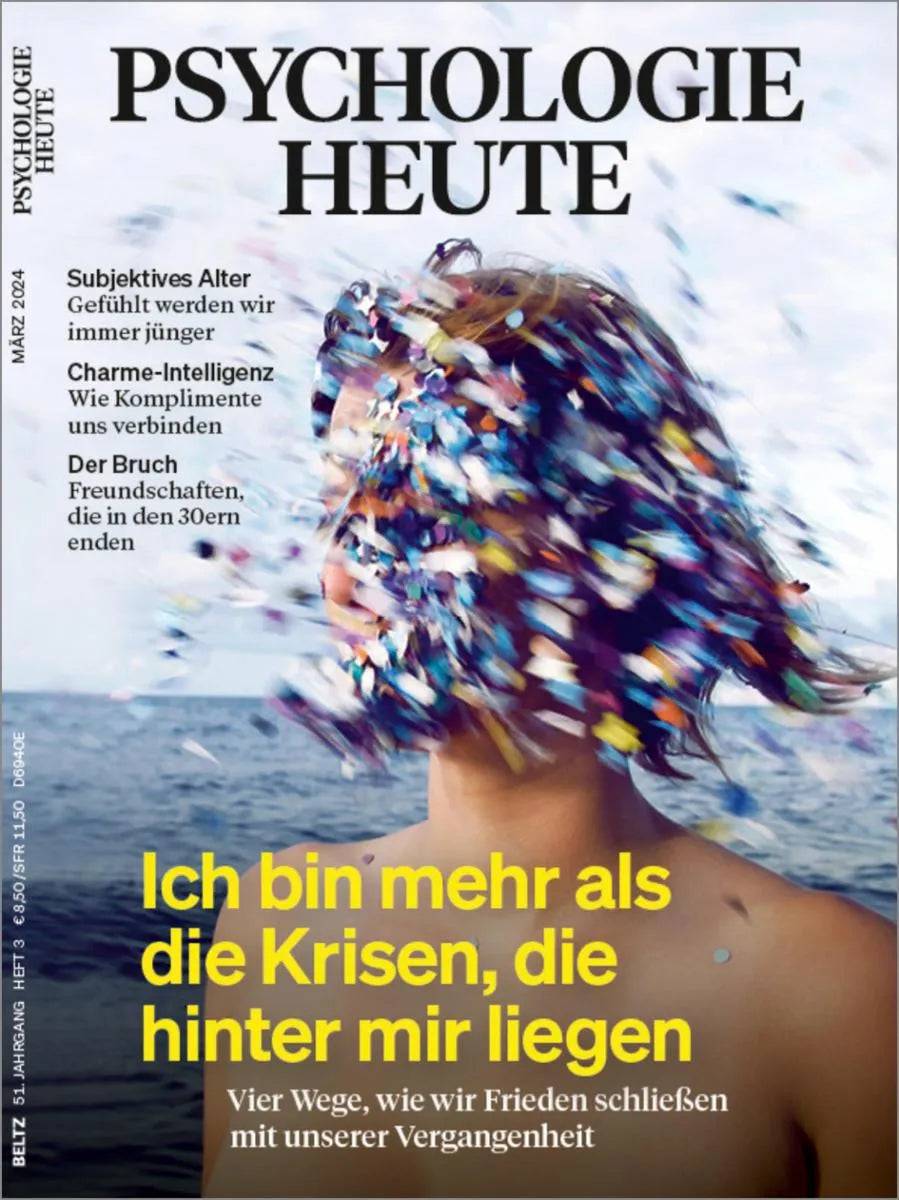 Cover: Psychologie Heute 3/2024: Ich bin mehr als die Krisen, die hinter mir liegen (E-Book) von Verlagsgruppe Beltz