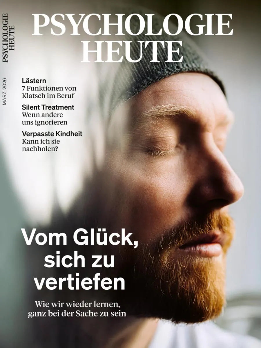 Cover: Psychologie Heute 3/2026: Vom Glück, sich zu vertiefen (E-Book) von Verlagsgruppe Beltz