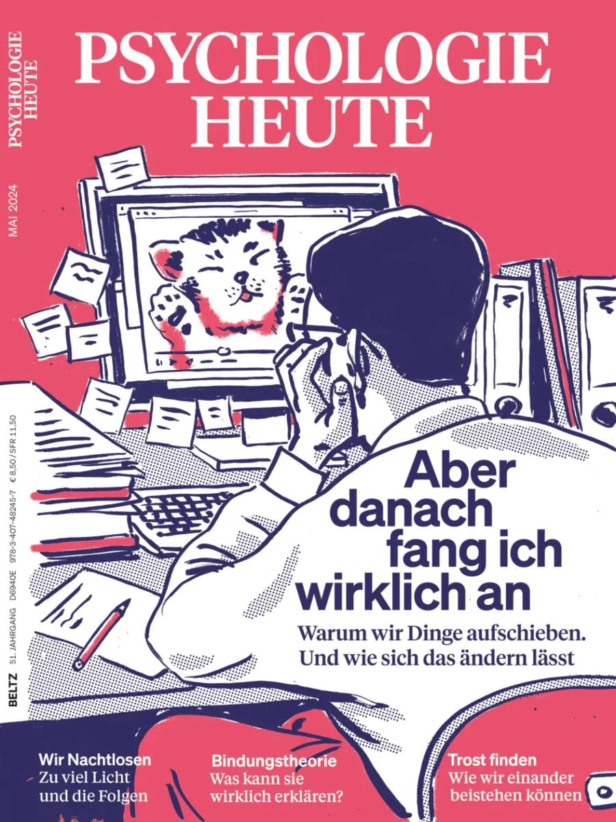 Cover: Psychologie Heute 5/2024: Aber danach fang ich wirklich an (E-Book) von Verlagsgruppe Beltz