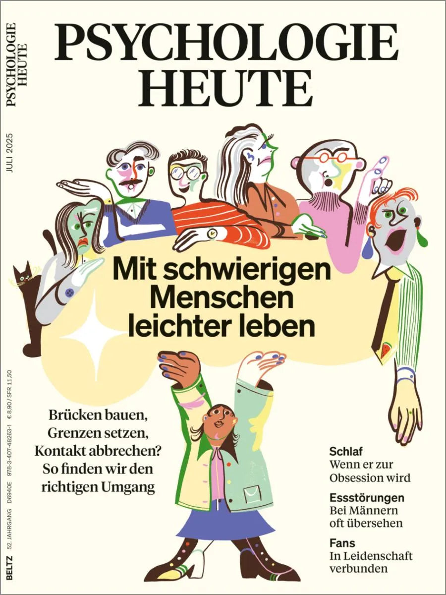Cover: Psychologie Heute 7/2025: Mit schwierigen Menschen leichter leben (E-Book) von Verlagsgruppe Beltz