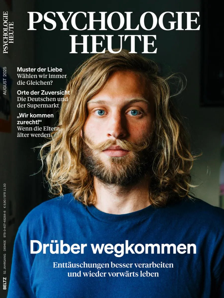 Cover: Psychologie Heute 8/2025: Drüber wegkommen (E-Book) von Verlagsgruppe Beltz