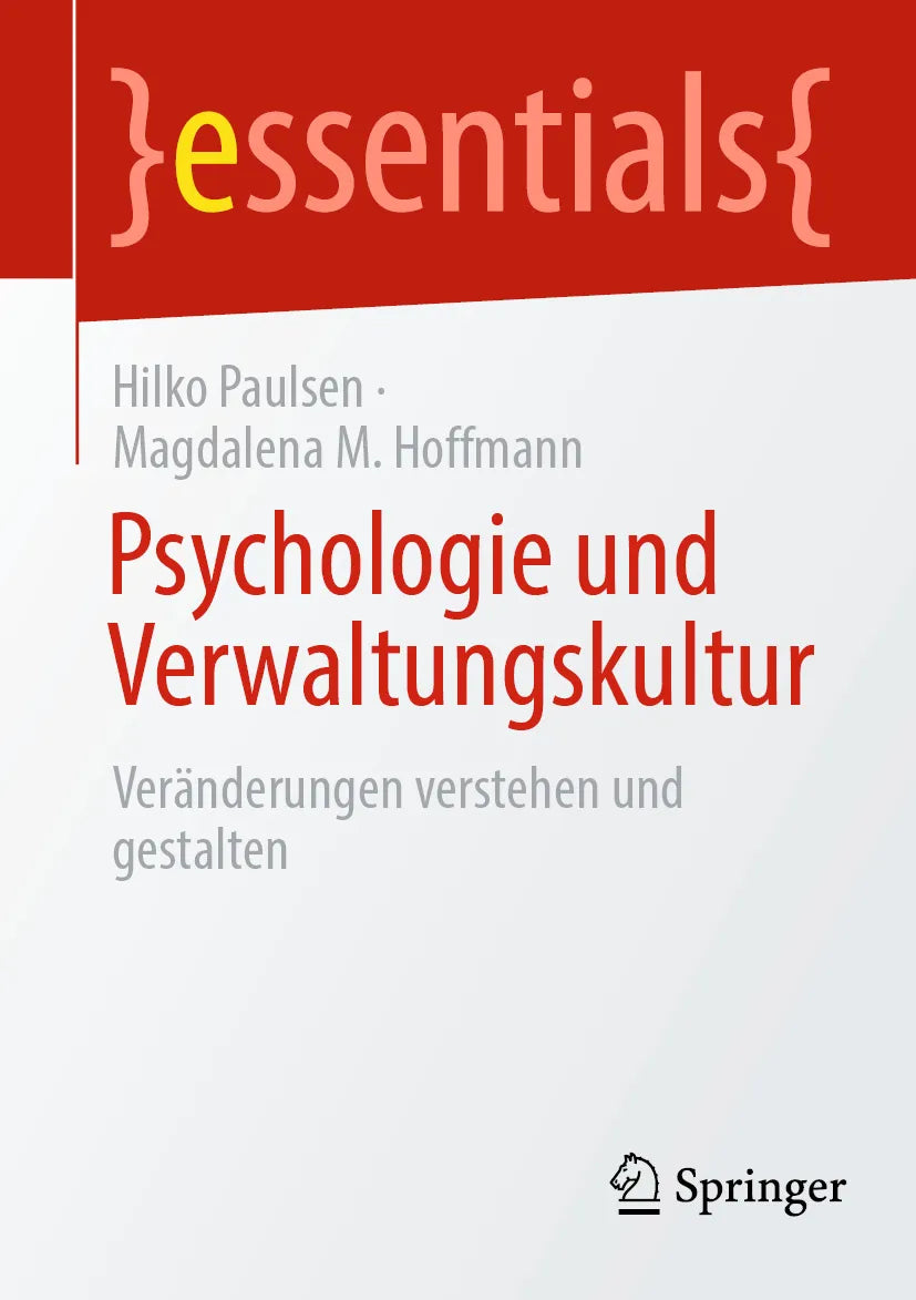 Cover: Psychologie und Verwaltungskultur (E-Book) von Hilko Paulsen