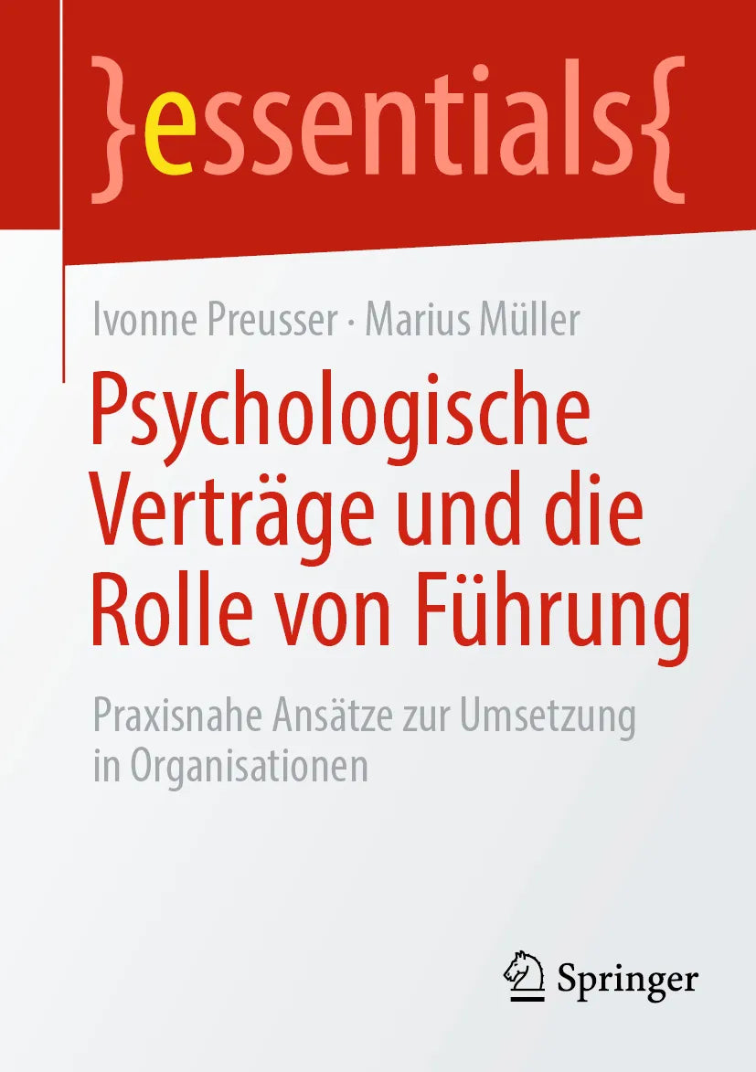 Cover: Psychologische Verträge und die Rolle von Führung (E-Book) von Ivonne Preusser