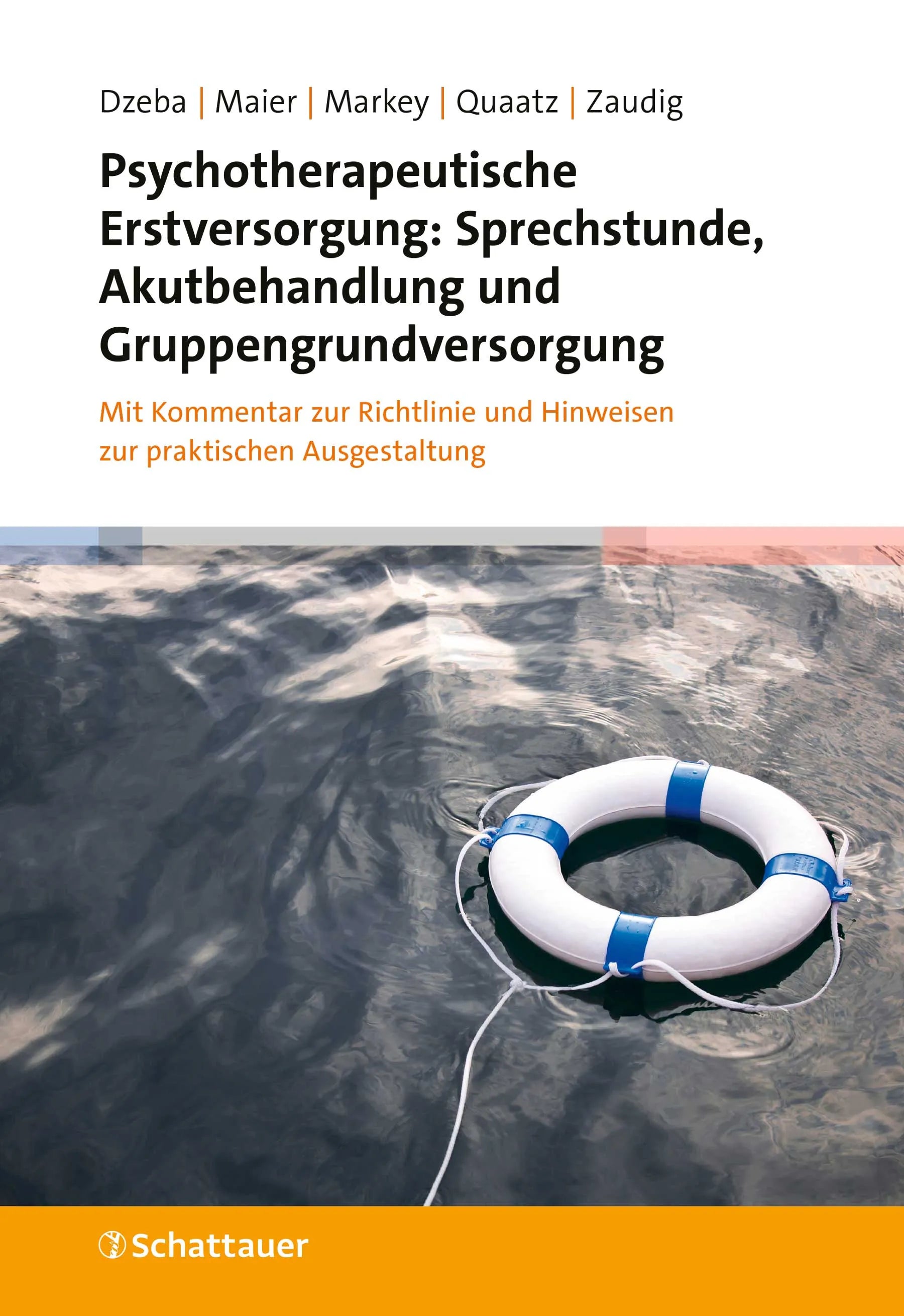 Buchcover von 'Psychotherapeutische Erstversorgung: Sprechstunde, Akutbehandlung und Gruppengrundversorgung' - Paperback von Theresa Dzeba