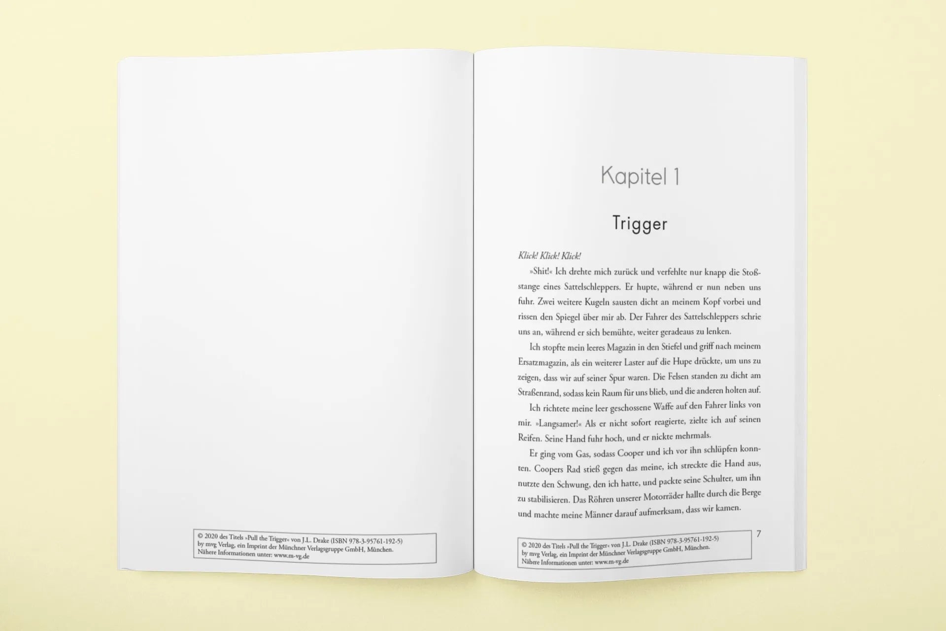 Innenansicht von 'Pull the Trigger' - Taschenbuch