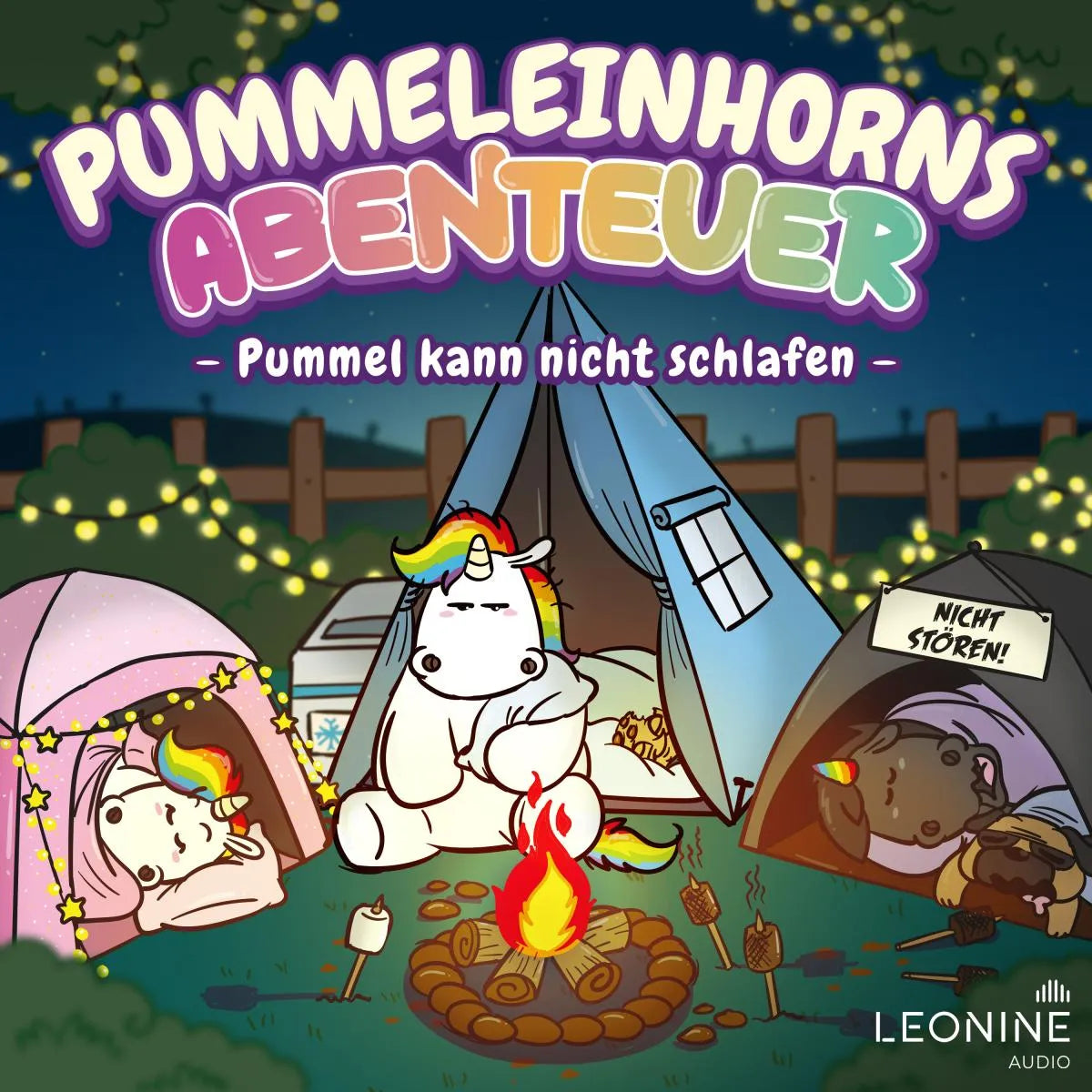 Cover: Pummeleinhorns Abenteuer - Pummel kann nicht schlafen (Hörbuch Download) von Steffi Engel