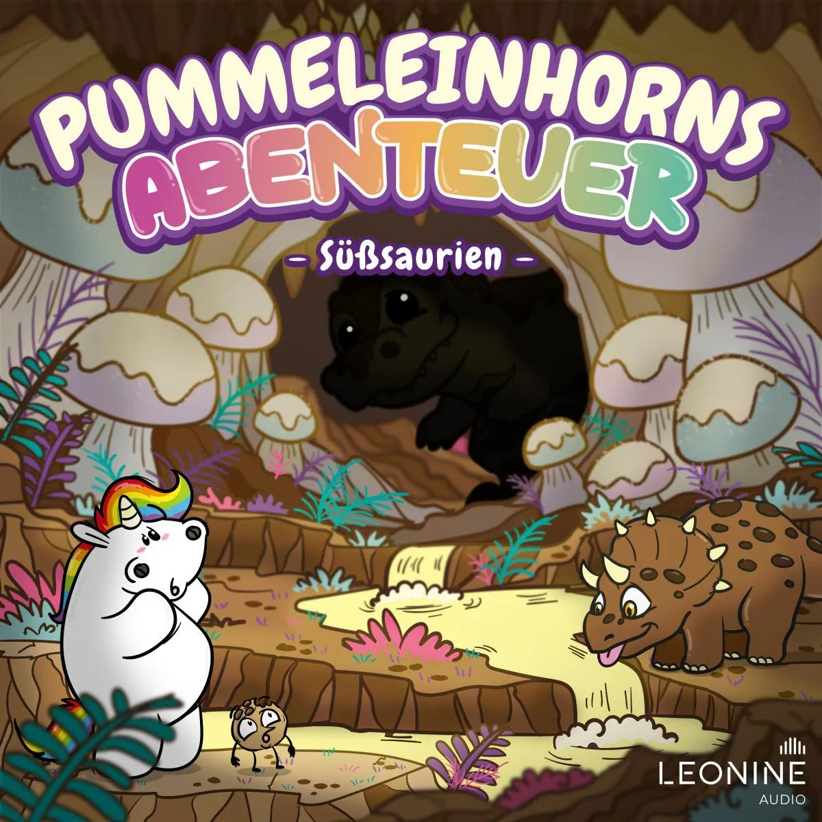 Cover: Pummeleinhorns Abenteuer - Süßsaurien (Hörbuch Download) von Steffi Engel