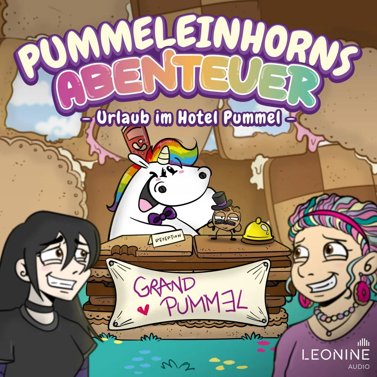 Cover: Pummeleinhorns Abenteuer - Urlaub im Hotel Pummel (Hörbuch Download) von Steffi Engel