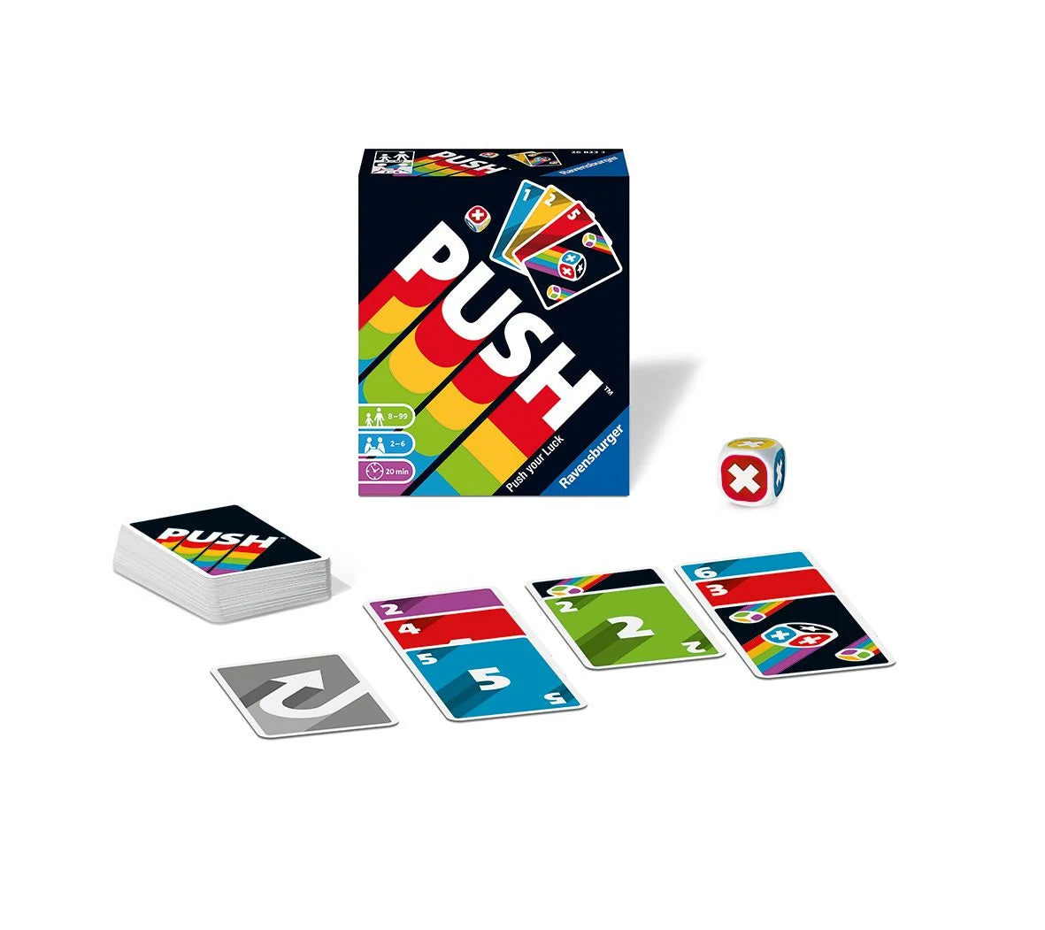 PUSH - Kartenspiel ab 8 Jahre – Ansicht