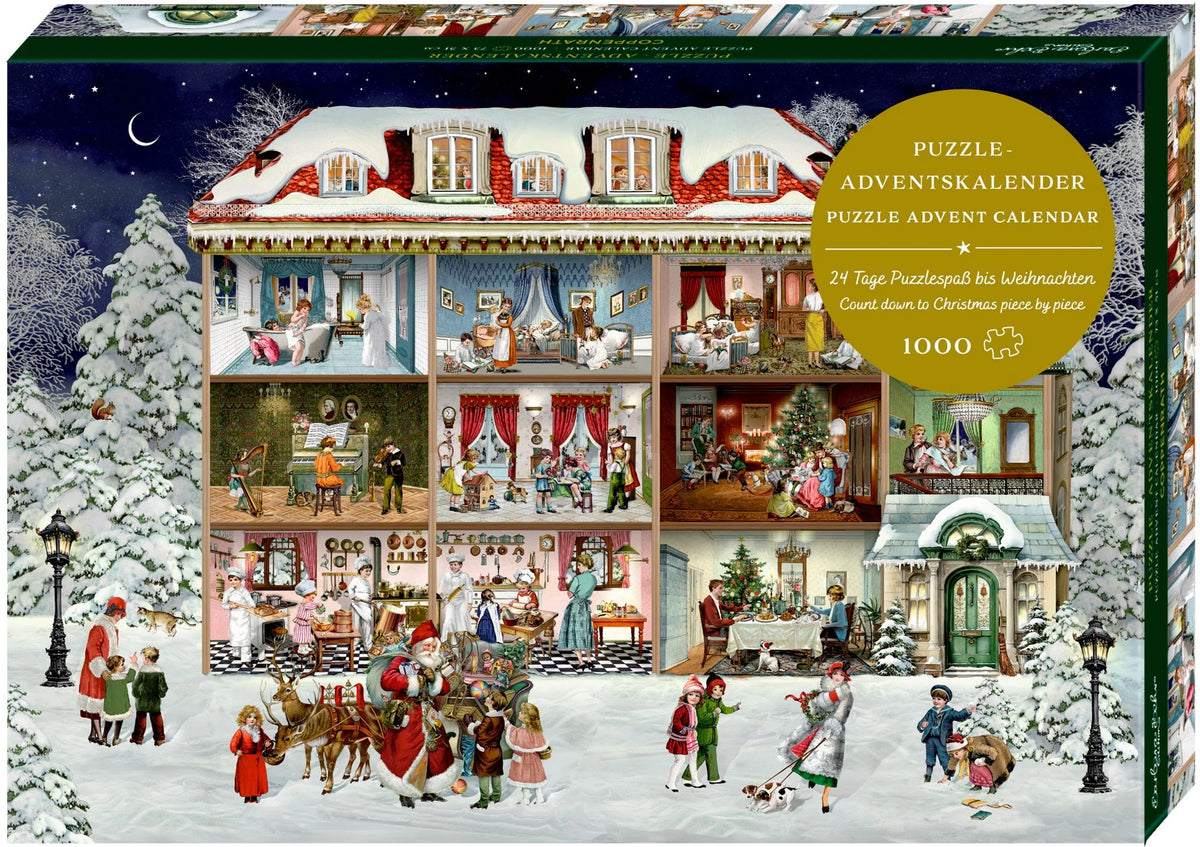 Adventskalender: Puzzle-Adventskalender – Unser wunderbares Weihnachtshaus