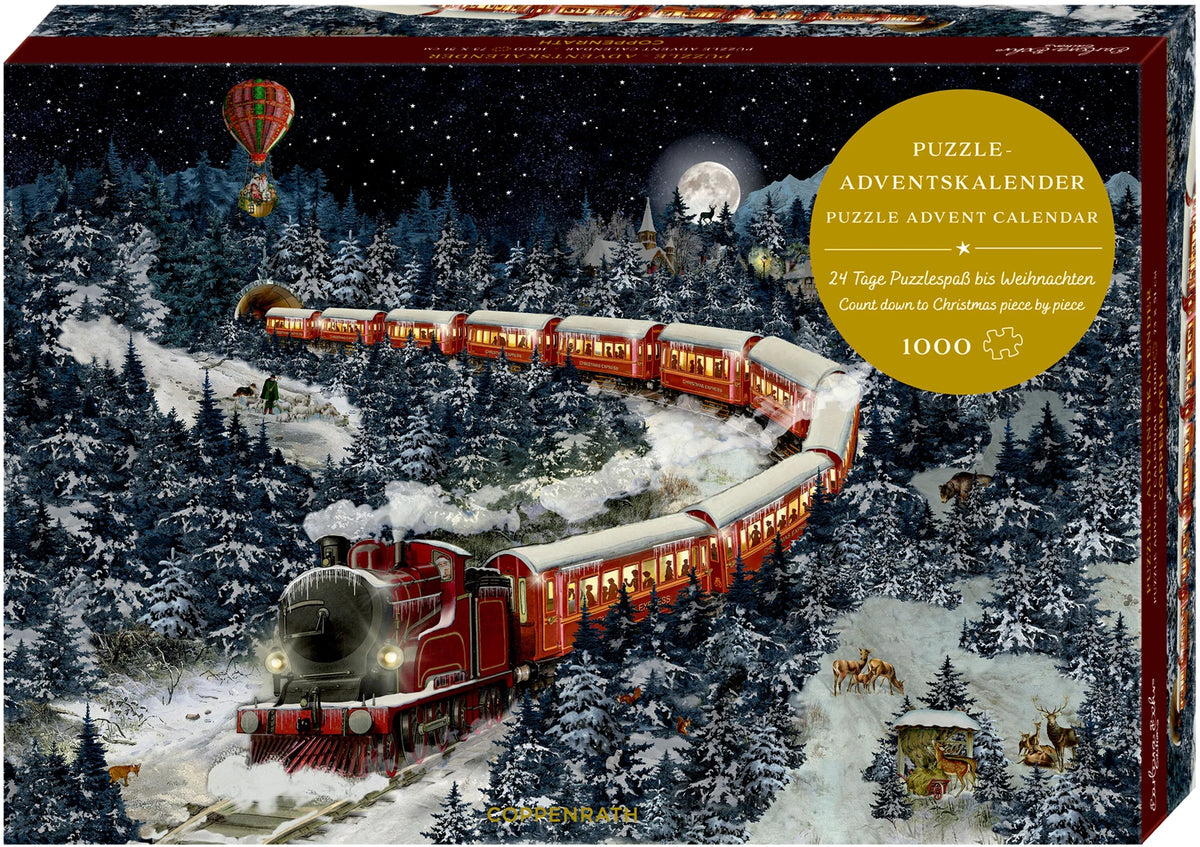 Adventskalender: Puzzle-Adventskalender – Weihnachtsexpress
