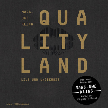 Buchcover von 'QualityLand' - Hörbuch (CD) von Marc-Uwe Kling