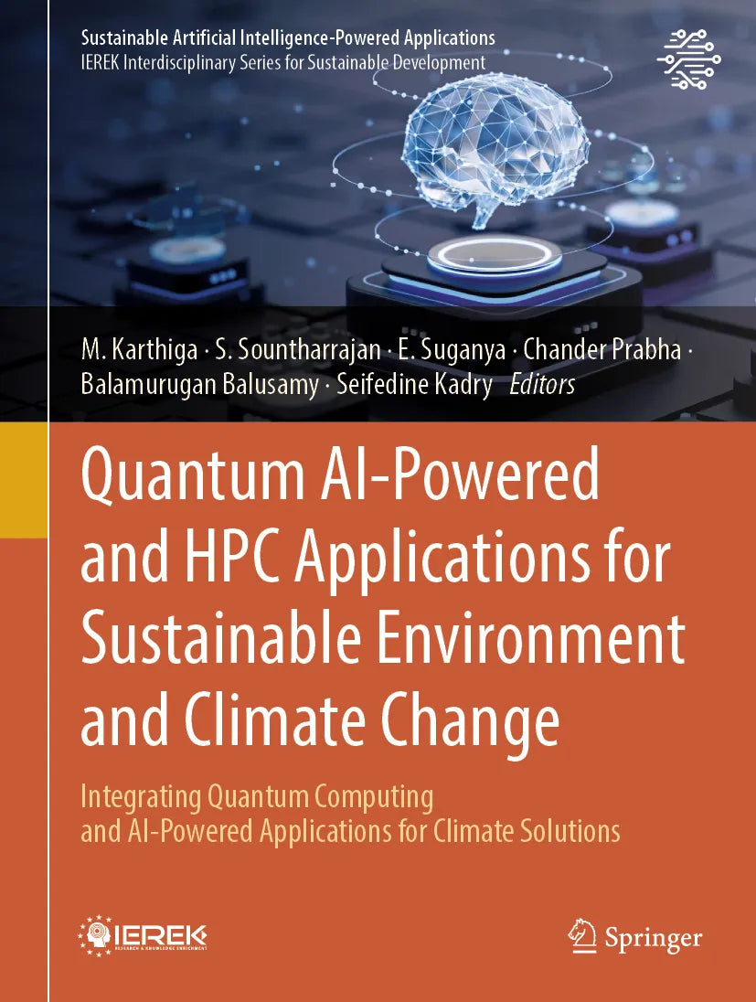 Cover: Quantum AI-Powered and HPC Applications for Sustainable Environment and Climate Change (E-Book)