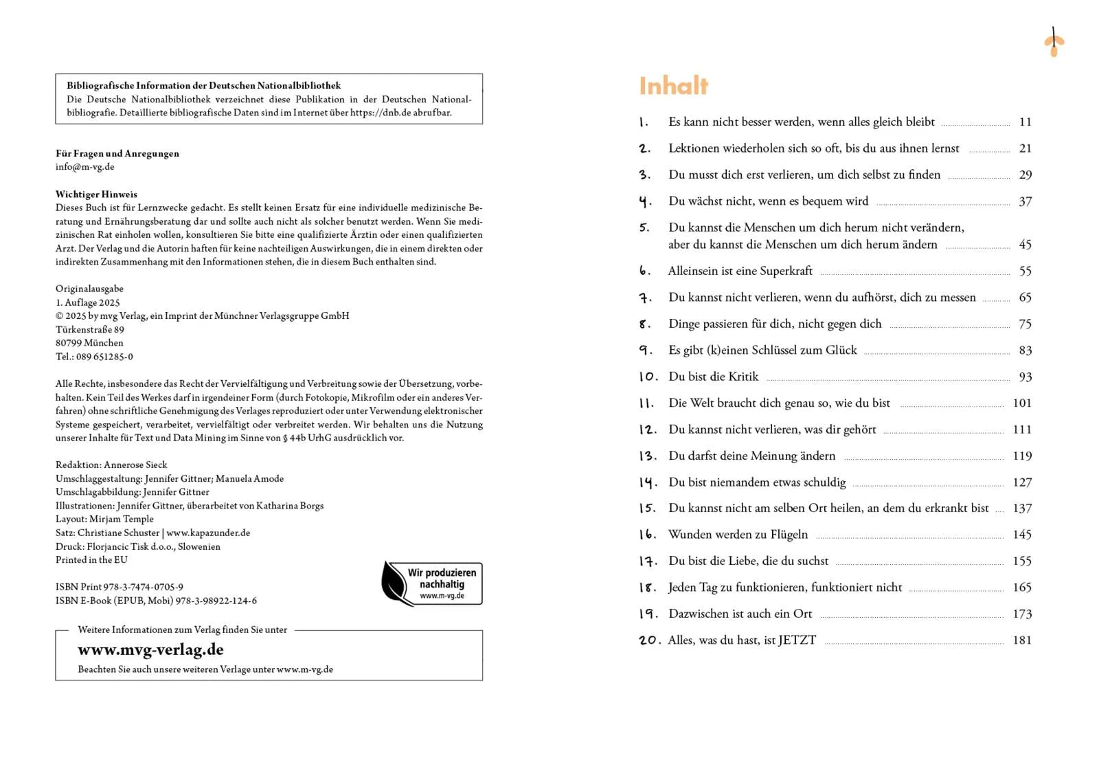 Innenansicht von 'Quarterlife Chaos: Irgendwie verloren, aber doch auf dem Weg' - Gebundene Ausgabe