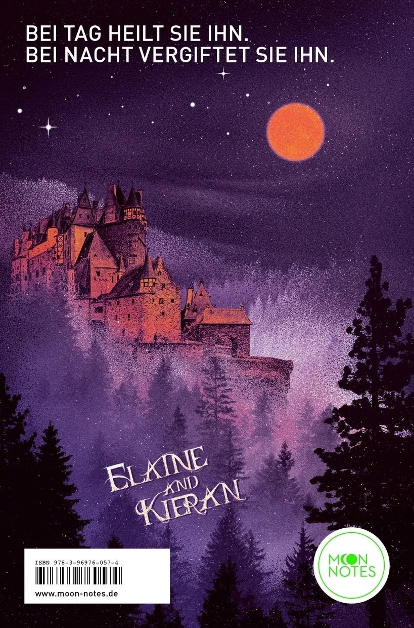 Buchrückseite von 'Queen of Thieves and Shadows' mit Klappentext - Paperback