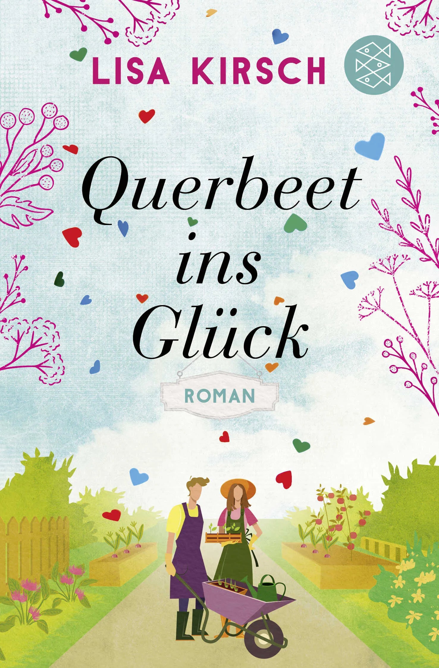 Buchcover von 'Querbeet ins Glück' - Taschenbuch von Lisa Kirsch