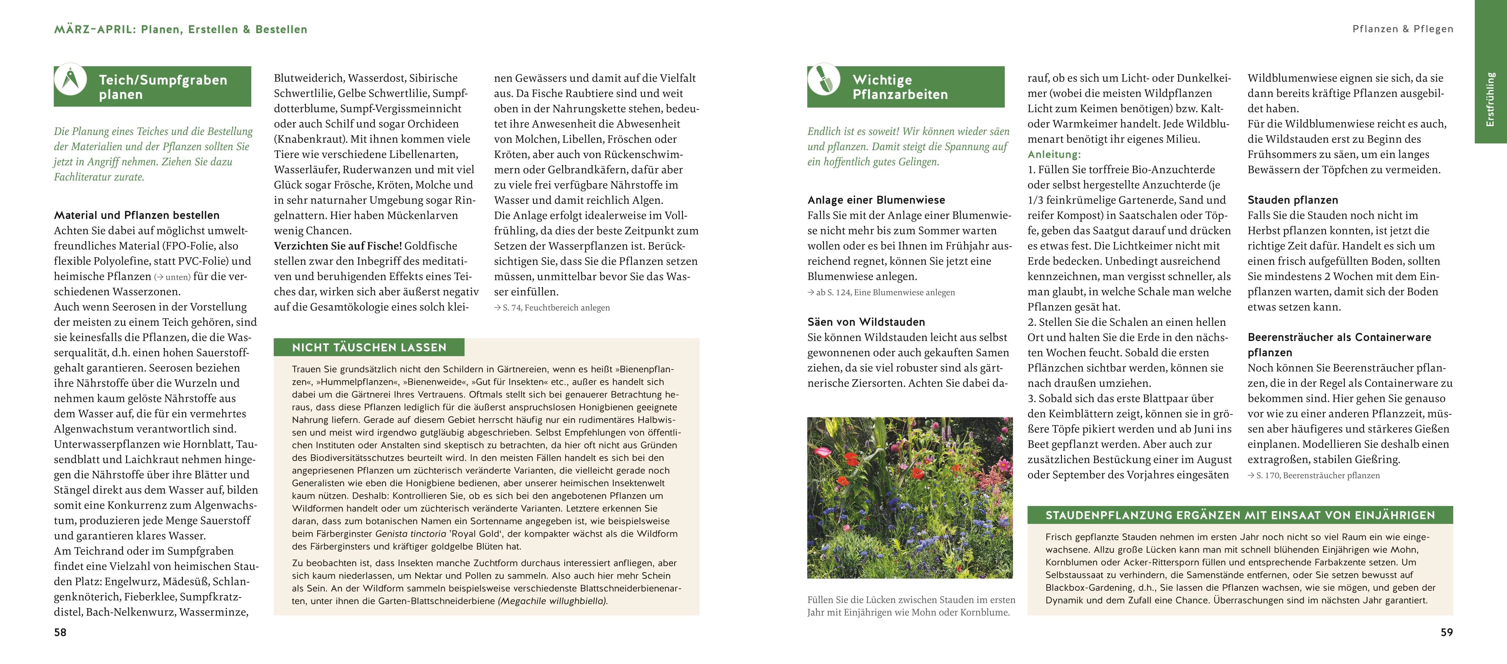 Abbildung von 'Quickfinder Artenvielfalt im Gartenjahr'