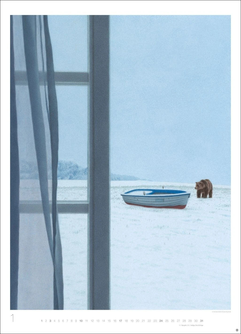 Quint Buchholz: Augenblicke Kalender 2027 – Ansicht