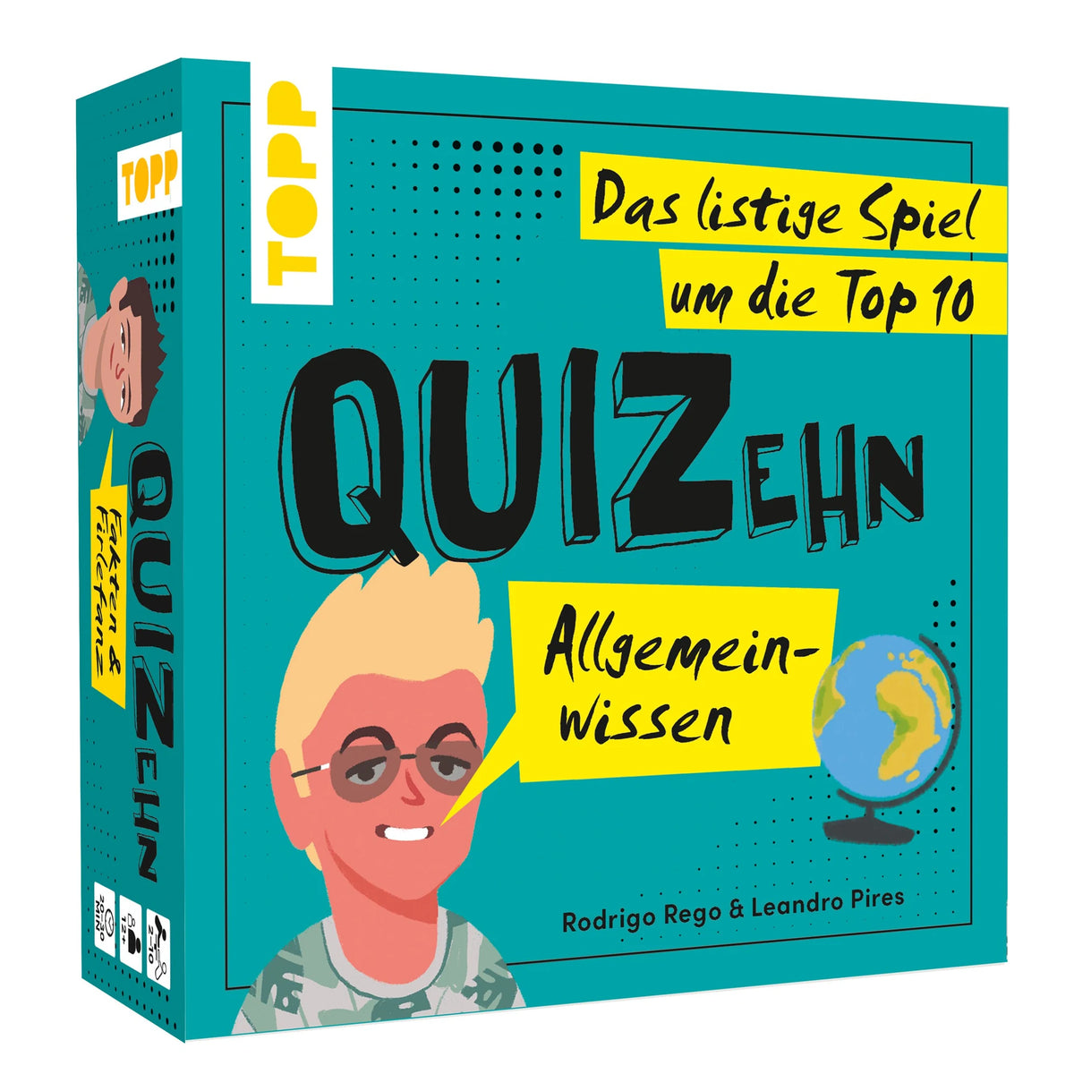 Quizspiel: QUIZehn – Allgemeinwissen. Das listige Spiel um die Top 10