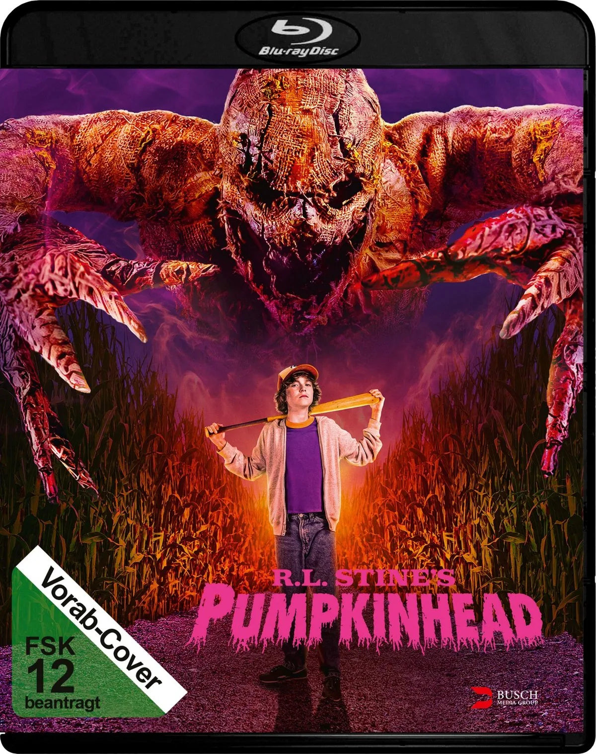 Blu-ray-Cover: R. L. Stine's Pumpkinhead. Regie: Jem Garrard