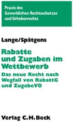 Buchcover von 'Rabatte und Zugaben im Wettbewerb' - Taschenbuch von Knut Werner Lange