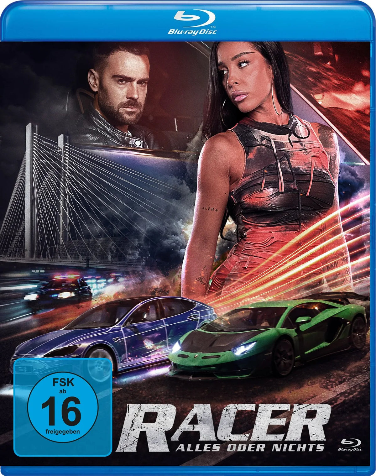 Blu-ray-Cover: Racer - Alles oder nichts. Regie: Anghel Damian