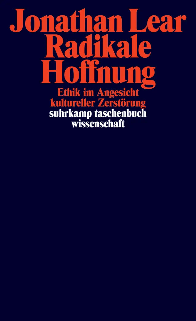 Buchcover von 'Radikale Hoffnung' - Taschenbuch von Jonathan Lear