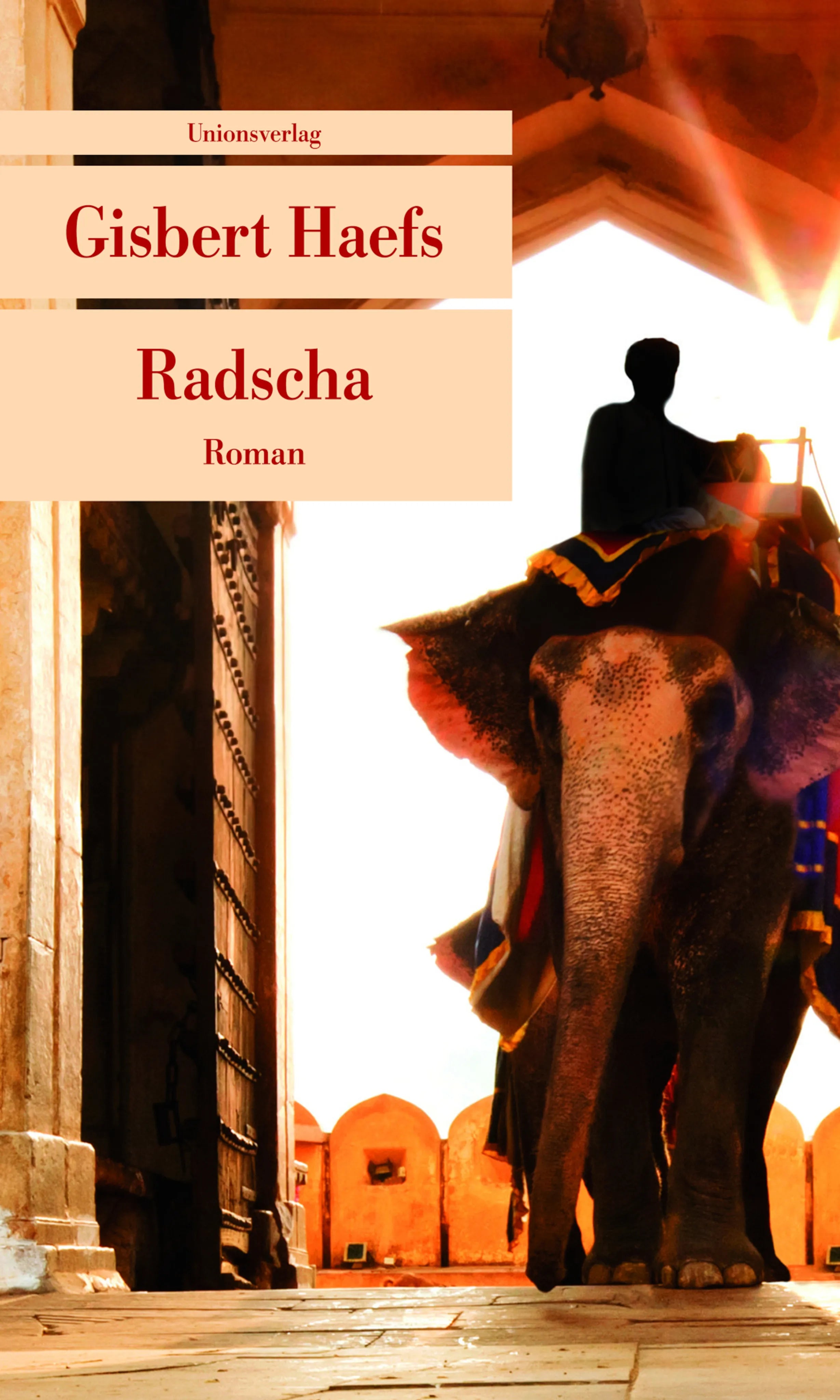 Buchcover von 'Radscha' - Taschenbuch von Gisbert Haefs