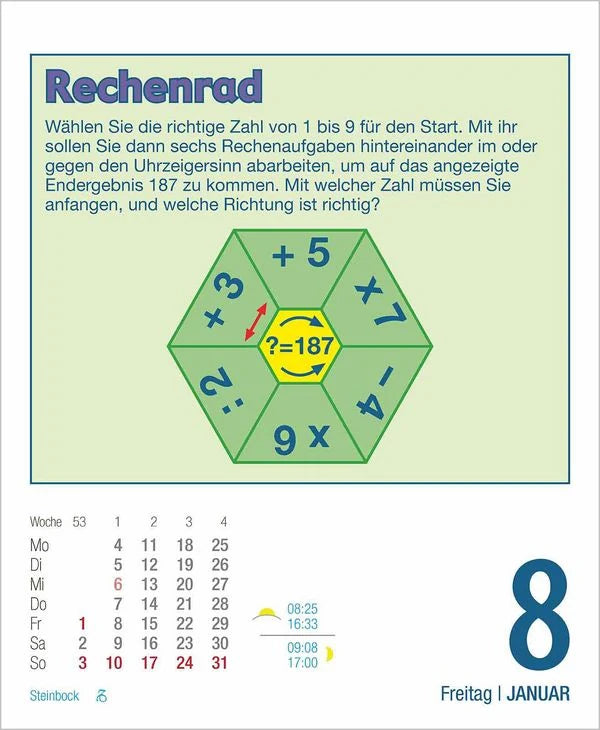 Rätsel und Denkspiele 2027 – Ansicht