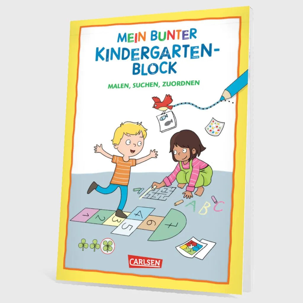 Hanna Sörensen - Rätseln für Kita-Kinder: Mein bunter Kindergarten-Block: Malen, suchen, zuordnen