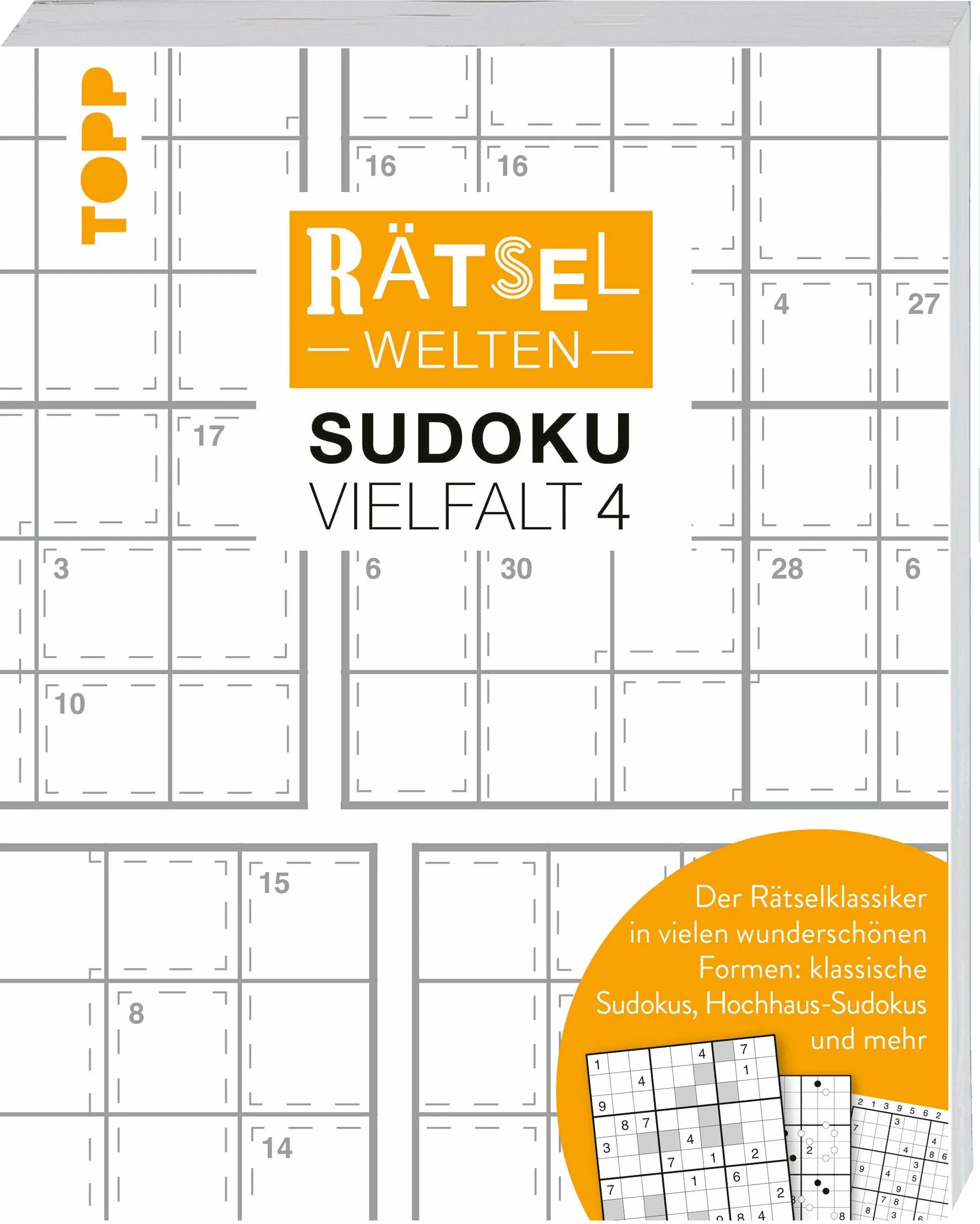Cover: Rätselwelten – Sudoku Vielfalt 4 | Der Rätselklassiker in vielen wunderschönen Formen: klassische Sudokus, Hochhaus-Sudokus und mehr (Taschenbuch) von Silke Berendes