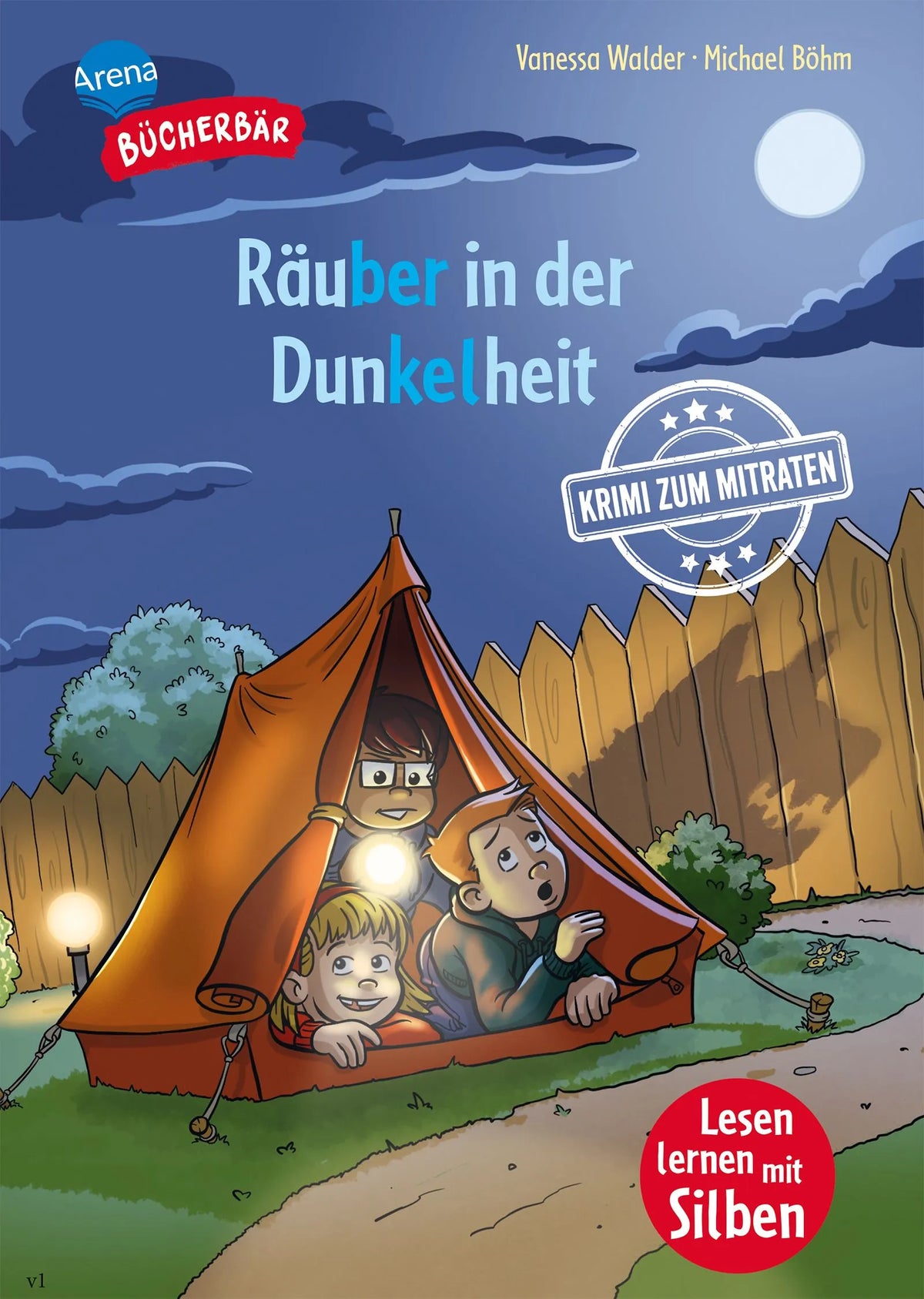 Cover: Räuber in der Dunkelheit. Krimi zum Mitraten (Hardcover) von Vanessa Walder