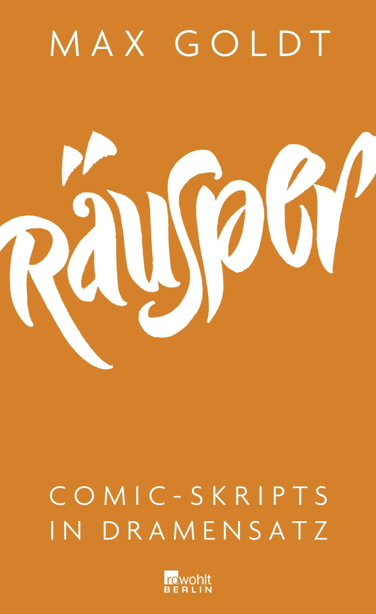 Buchcover von 'Räusper' - Gebundene Ausgabe von Max Goldt