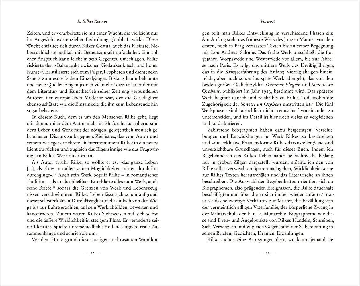 Detailansicht: Rainer Maria Rilke oder Das offene Leben (Hardcover)