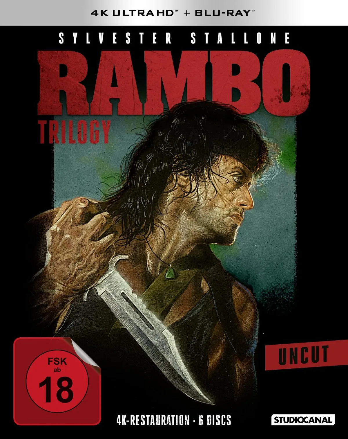 Rambo Trilogy - Uncut  [3 BR4K + 3 BRs] - Blu-ray 4K Ultra HD