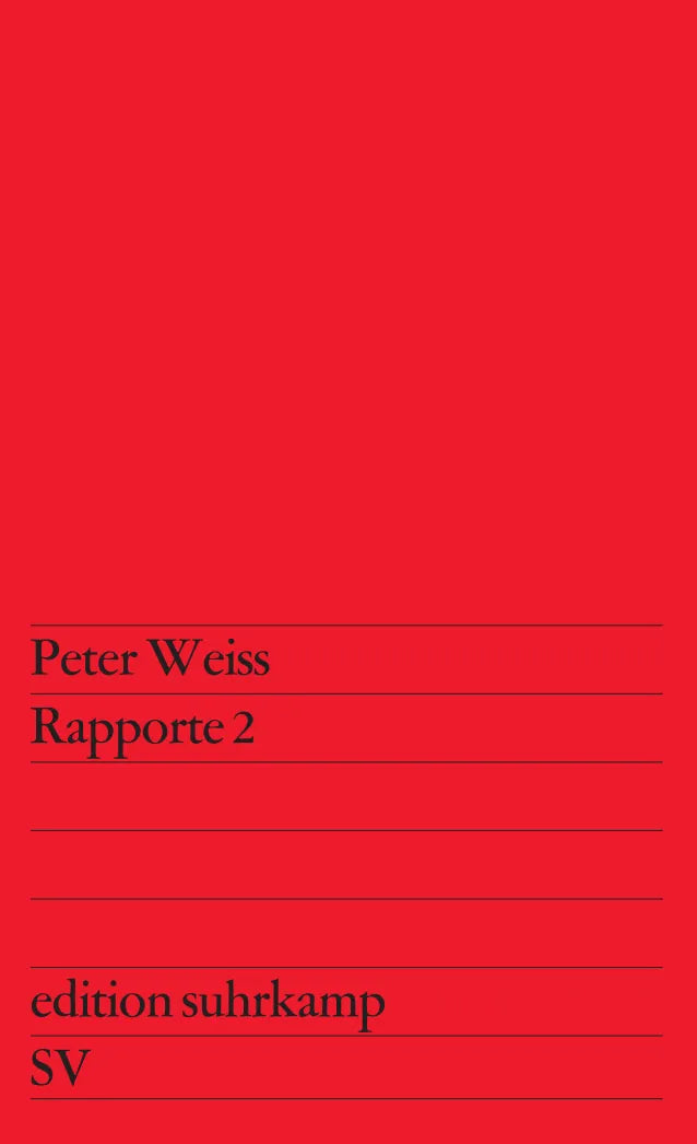 Buchcover von 'Rapporte 2' - Taschenbuch von Peter Weiss