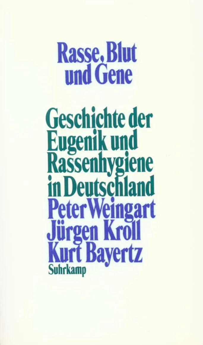 Buchcover von 'Rasse, Blut und Gene' - Taschenbuch von Peter Weingart