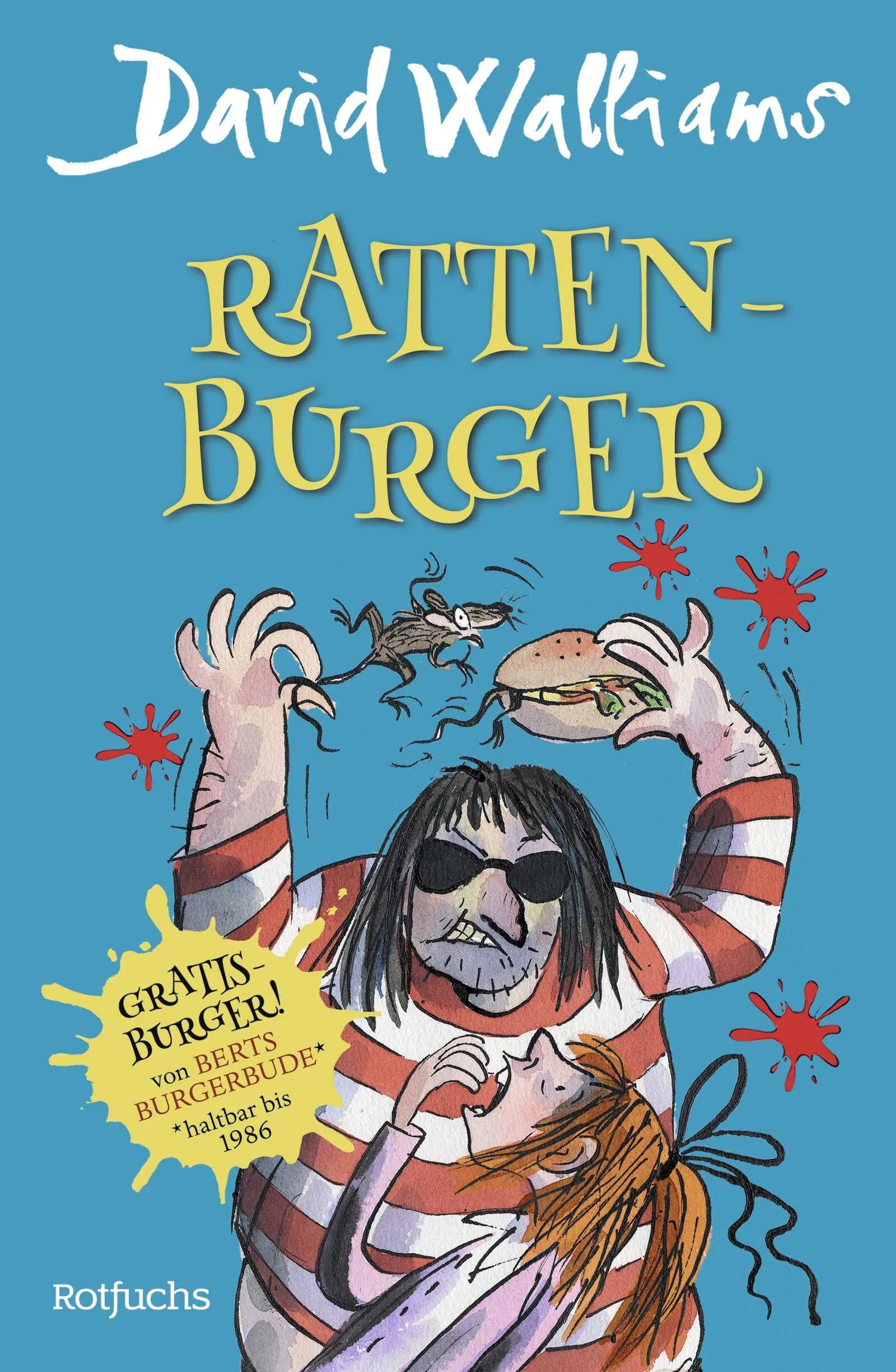 Buchcover von 'Ratten-Burger' - Gebundene Ausgabe von David Walliams