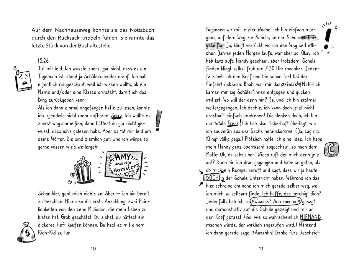 Detailansicht: Raus aus meinem Tagebuch (Hardcover)
