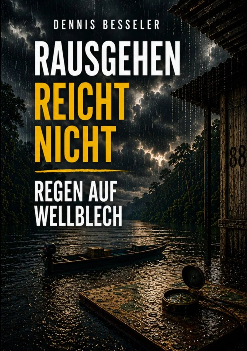 Cover: Rausgehen reicht nicht: Regen auf Wellblech (E-Book) von Dennis Besseler
