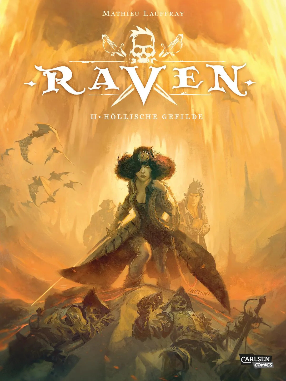 Buchcover von 'Raven 2: Höllische Gefilde' - Gebundene Ausgabe von Mathieu Lauffray