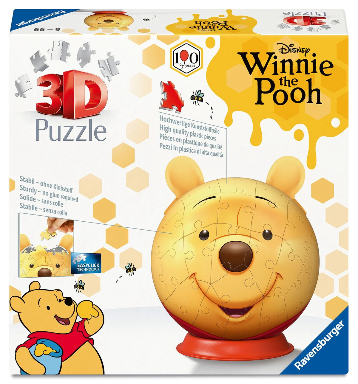 3D-Puzzle: 3D Character Puzzle-Ball Disney Winnie Puuh