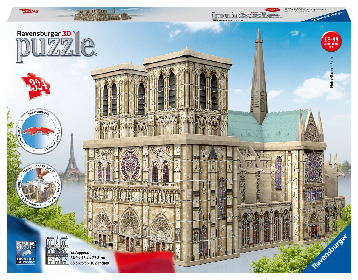 3D-Puzzle: 3D Puzzle Notre Dame