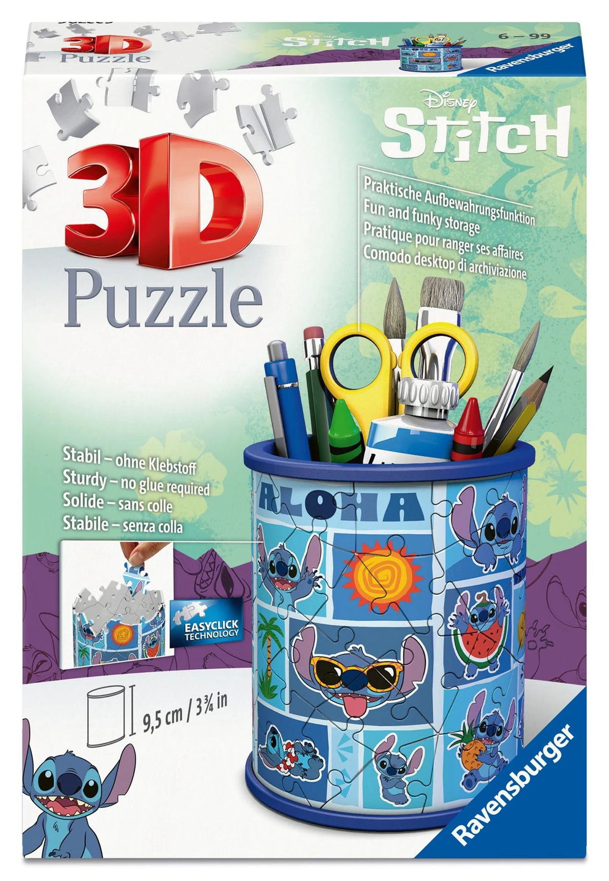 3D-Puzzle: 3D Puzzle Stiftehalter Disney Stitch