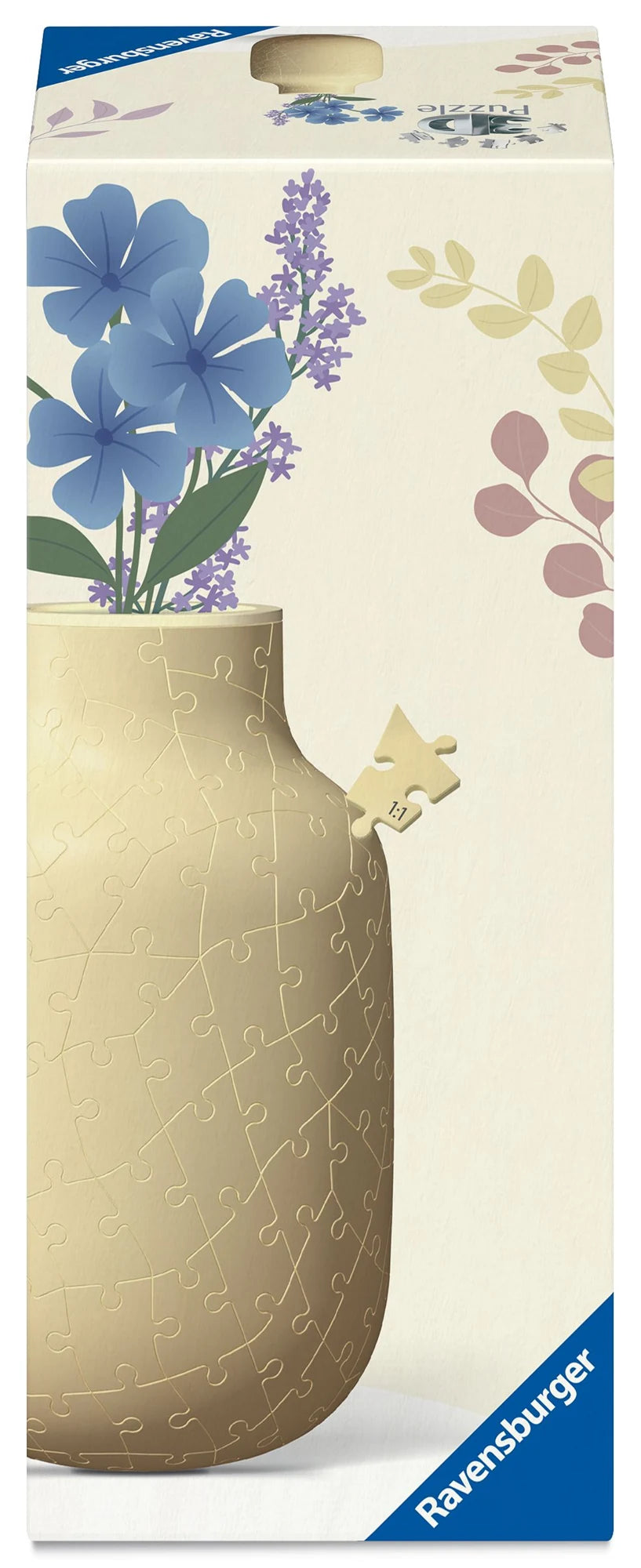 3D-Puzzle: 3D Puzzle Vase Butter-Yellow