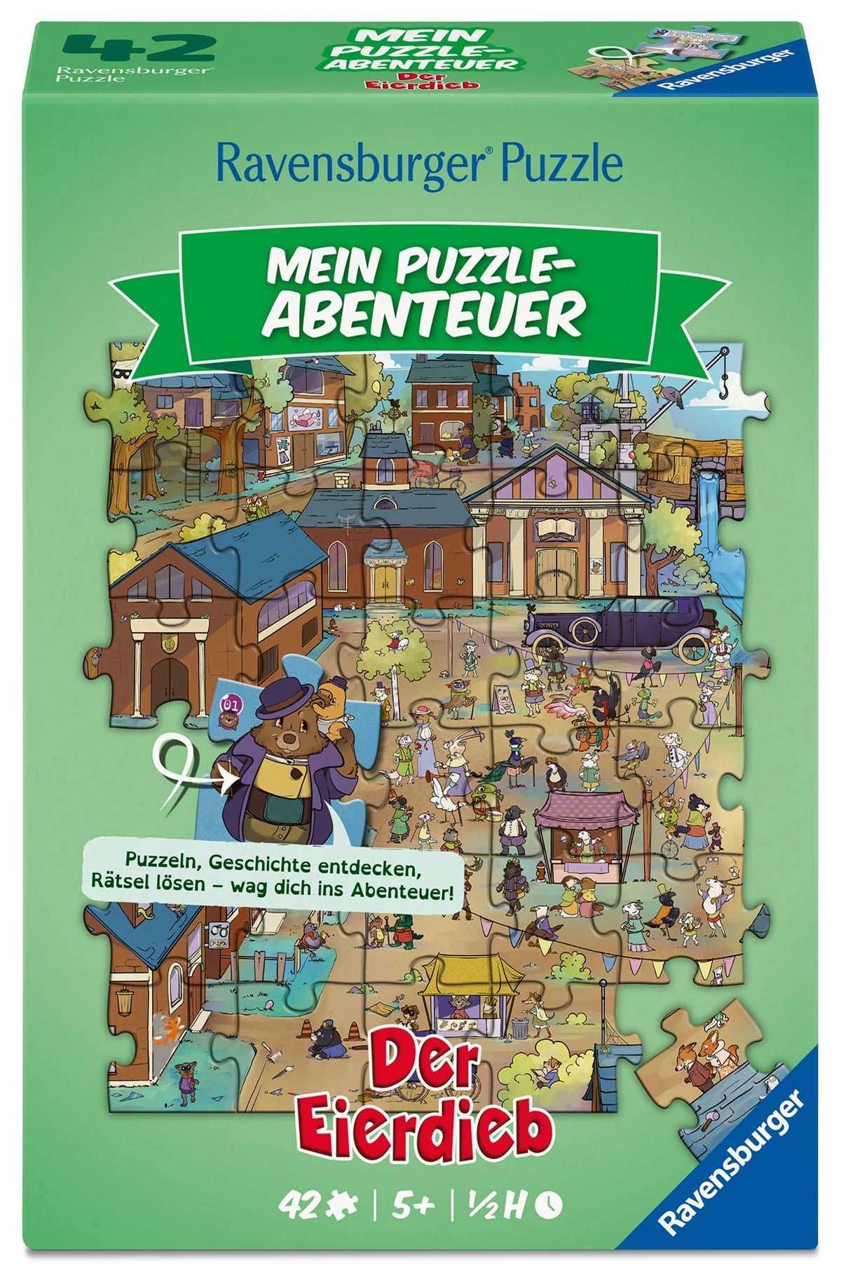 Kinderpuzzle: Kinderpuzzle 42 Teile - Mein Puzzle-Abenteuer: Der Eierdieb