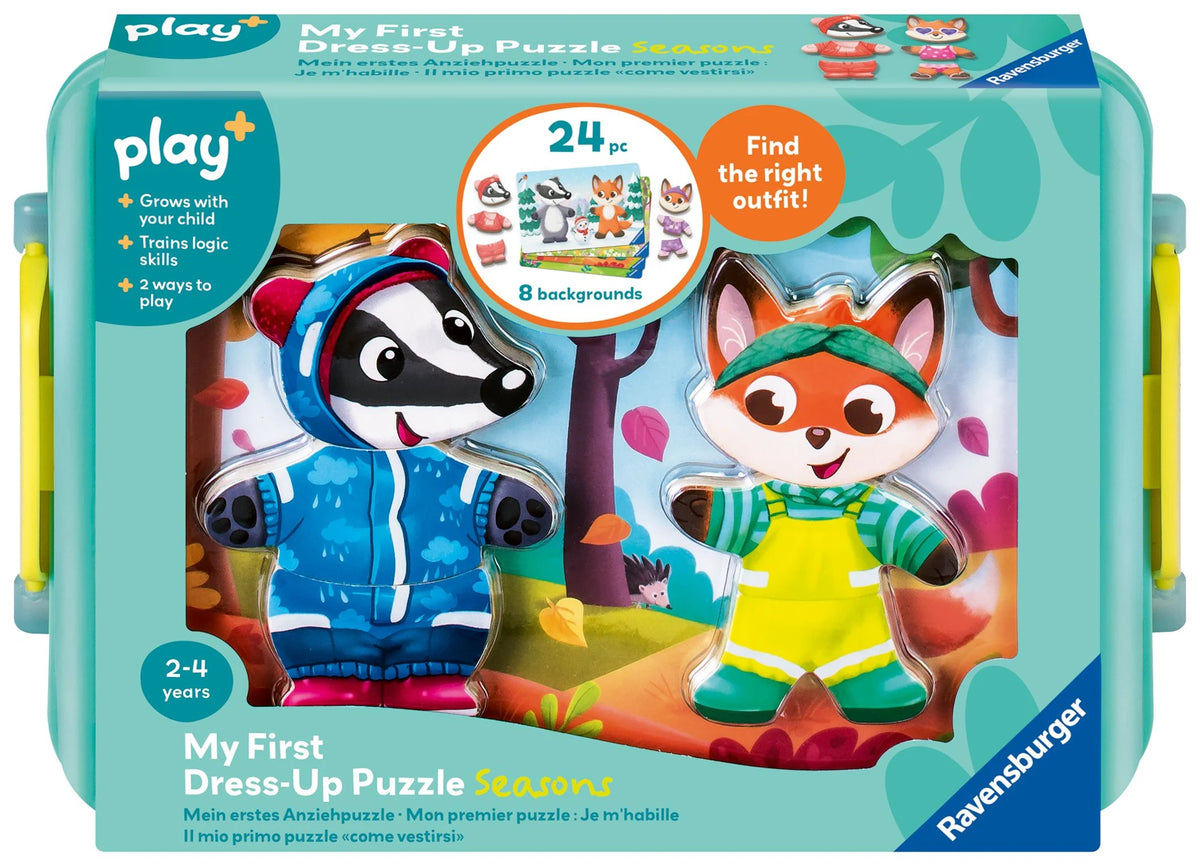 Kinderpuzzle: Play+ Mein erstes Anziehpuzzle: Jahreszeiten - ab 2 Jahre